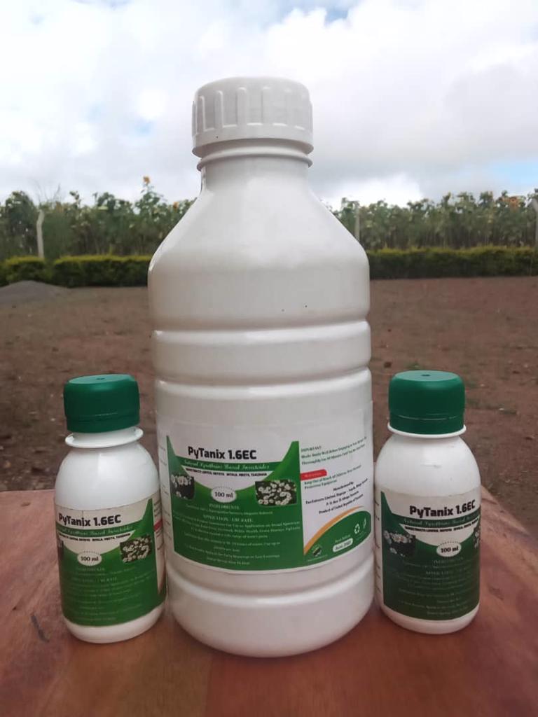 Product image - PyTanix 2.0EC is an pyrethrins based an emulsifiable concentrate insecticide with broad spectrum application. The main ingredient is pyrethrins. It meet the specifications for organic insecticide    